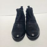 Miz Mooz  Snap Leather Suede Studded Booties Ankle Boots Black Women's 41 9.5-10 Photo 3