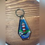 Hilton Head Island Lighthouse Keychain Red Photo 1