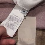 RARE PINKO Italy shimmery knit tee with rhinestone and bows Pink Photo 5