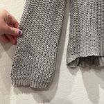 Wooden Ships  Neutral Gray Knit Sweater | Fits Large Photo 3