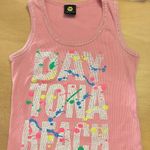 Miami Style Women’s Pink Embellished Tank from Daytona Beach 🏖️ Florida Rhinestones Small Photo 0