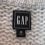 Gap  Sweater Wool Alpaca Blend Striped Knit Pullover Cream Gray Womens Sz Medium Photo 3