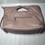 Moda Luxe Tan Tote with Textured Design and Integrated Handle Woven Handbag Photo 4