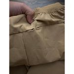 The North Face Womens L Tan Pull On Ankle Pants Hiking Travel Elastic Waist Photo 6