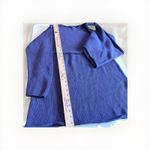 J Jill Blueberry Women's Sweater Removable Knit Infinity Scarf Rolled Hem Size M Purple Size M Photo 11