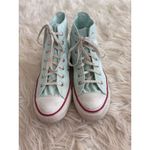 Converse ‎ Chuck Taylor All Star Hi Women’s 8 Mint Green High Top Sneakers Photo 3