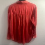 Free People  best of‎ the both worlds Coral long sleeve color orange size S Photo 8
