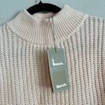 Bench BLUSH PINK MOCK-NECK OVERSIZED KNIT SWEATER SIZE SMALL Photo 2