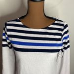 J.Crew striped knit 3/4 sleeve nautical sweater top size XS Photo 5