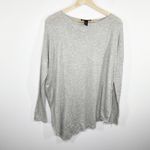 INC  International Concepts Grey Boat Neck Long Sleeve Sweater Women's Size Small Photo 3