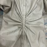 leather dress Tan Photo 3