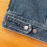 Harley Davidson Harley-Davidson Denim Vest Men’s XL Blue Embroidered Logo Sleeveless Jean Jacket Photo 8