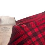 Kathie Lee Collection Vintage 90s Size Small Red Plaid Velvet Grunge Punk Top Photo 4