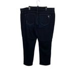 James Jeans  Dark Wash Distressed Denim Cropped Jeans Plus Size 20 Made In USA Photo 2