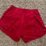 Lululemon Red Hotty Hot Shorts 4” Photo 0