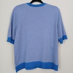 NWT Daily Thread Top Women XLarge Graphic Art Streetwear Soft Knit Floral Casual Blue Size XL Photo 3