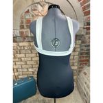 Catalina Lauren Ralph Lauren swimsuit high neck black white Photo 3