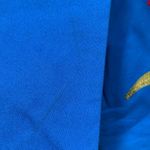 Vintage Indigo Moon Embroidered Blue Floral Embellished Asian Longline Jacket 1X Photo 9