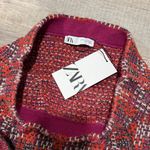 ZARA NWT  knit tweed mini skirt with ruffles! Photo 4