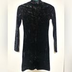 Urban Outfitters NWT  Ice Crusher Velvet Mock Neck Mini Dress Small Photo 2