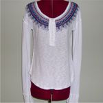 We The Free  S White Fair Isle Henley Free People Photo 1