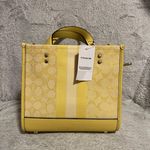 Coach Dempsey Tote 22 In Signature Jacquard With Stripe And Patch c8417 Photo 2