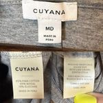 Cuyana Pima Cotton T Shirt Midi Dress Short Sleeve Side Slits Gray Photo 7