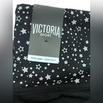 PINK - Victoria's Secret Victoria Sport Black Leggings Stars Fold Down Waistband XS Athleisure Casual NWT Photo 2