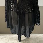 Catherines NWT! Catherine’s Black Lace Kimono Cardigan
Size 4X Photo 4