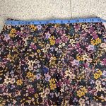 Maeve NWT  Anthropologie Faux Leather Micro Mini Side Slit Floral Women’s Size 2 Photo 6