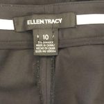 Ellen Tracy Women's Mid Rise Straight Leg Pants Black Size 10 Photo 4
