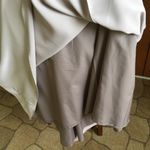 Jim Hjelm Occasion Mauve Satin Bow Front Strapless Dress 14 Photo 7