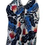 Blue Fitted Camisole Swim Top Size XXL Photo 0