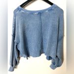 Altar'd State Altar’d State Willow Thermal Top - Blue - XS - EUC Photo 7