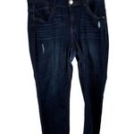 Democracy "Ab" Solution Dark Wash Straight Jeans Hi Rise Stretch Womens 14W Photo 0
