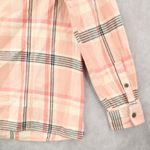 Duluth Trading Pink Flannel Plaid Lumberjack Cabin Work Adventure Shirt Large Photo 8
