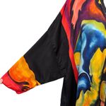 VTG Dilemma by Dhun Shroff 100% Silk Abstract Art To Wear Kimono Cardigan OS NWT Size undefined Photo 2