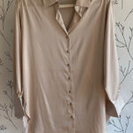 Joie Elegant Beige Button-Up Blouse Photo 0