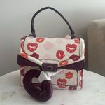 ALDO NWT Valentines Kisses Satchel Crossbody Bag White Pink Purple Photo 7