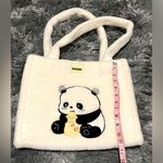 Panda Bear 🐼 Kawaii Fluffy Tote Hang Bag Photo 5