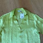 The Daze Dayz limona Shiny Blouse in Lemon Yellow Size undefined Photo 1