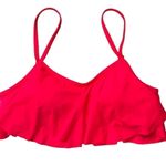 Patpat Womens Two‎ Piece Swimsuit Ruffle Bikini Top Tropical Print Large Pink Photo 1