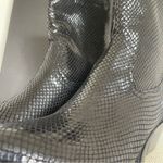 NIB RTA WOMEN SHORT COUNTRY WESTERN BLACK PATENT LEATHER BOOTS SZ 37 7 Photo 8