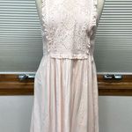 Paul & Joe Sister NWT Baby Rose Pink Eyelet Ruffle Backless Mini Dress Size 6 Photo 0