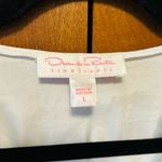 Oscar de la Renta pink label white lace robe size L Photo 2