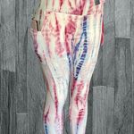 Tie dye leggings body sculpting with phone pockets Multiple Photo 0