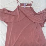 Alya Pink Ruffled Tiered Asymmetrical Sundress Photo 4