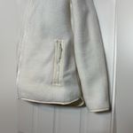 Talbots White Sherpa Women’s Full Zip Jacket Classic Cozy Warm Coat Size Small Photo 4