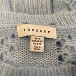 Topshop  Blue Cropped Sweater Photo 2