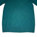 AQUA 100% Cashmere Women’s Crew Neck Kale Sweater Size Small Photo 2